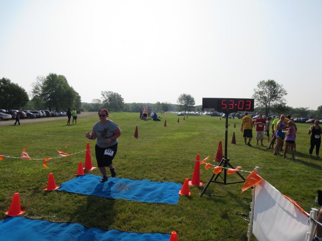 Both races are finishing, with more now from the 10K