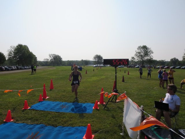 Both races are finishing, with more now from the 10K