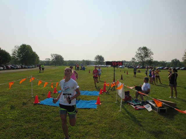 Both races are finishing, with more now from the 10K