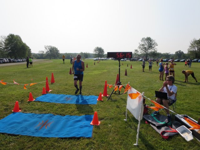 Both races are finishing, with more now from the 10K