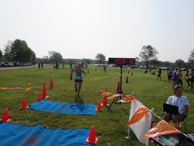 Another happy scene at the Run Dirty finish