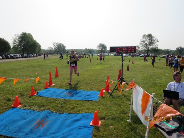 Another happy scene at the Run Dirty finish