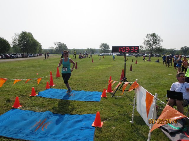 Another happy scene at the Run Dirty finish