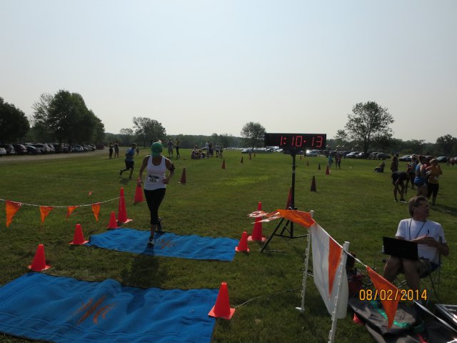 Another happy scene at the Run Dirty finish