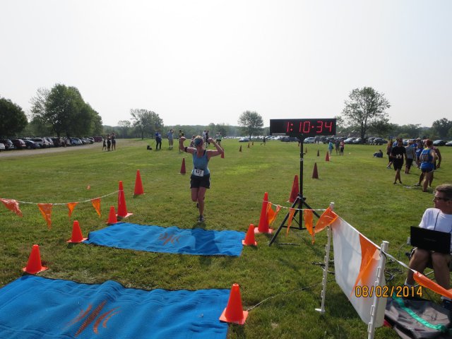 Another happy scene at the Run Dirty finish