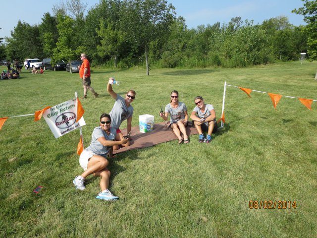 Another happy scene at the Run Dirty finish