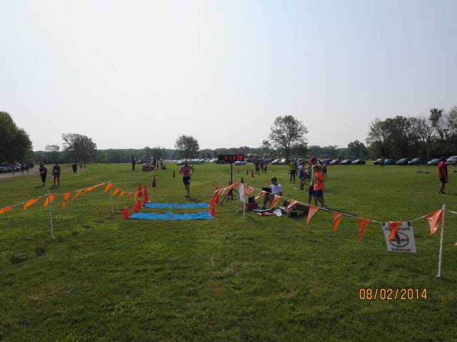 Another happy scene at the Run Dirty finish