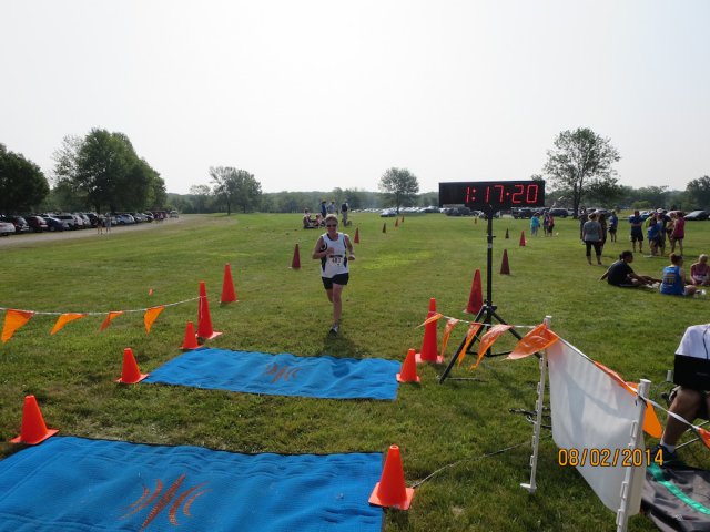 Another happy scene at the Run Dirty finish (Ignore the date-stamp; it's wrong!)