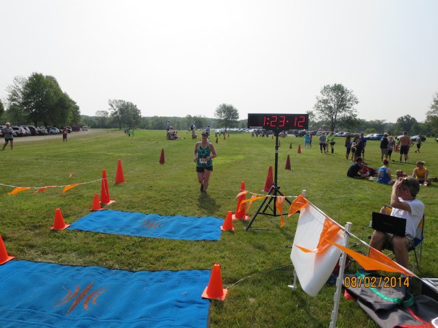 Another happy scene at the Run Dirty finish (Ignore the date-stamp; it's wrong!)