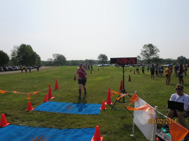 Another happy scene at the Run Dirty finish (Ignore the date-stamp; it's wrong!)