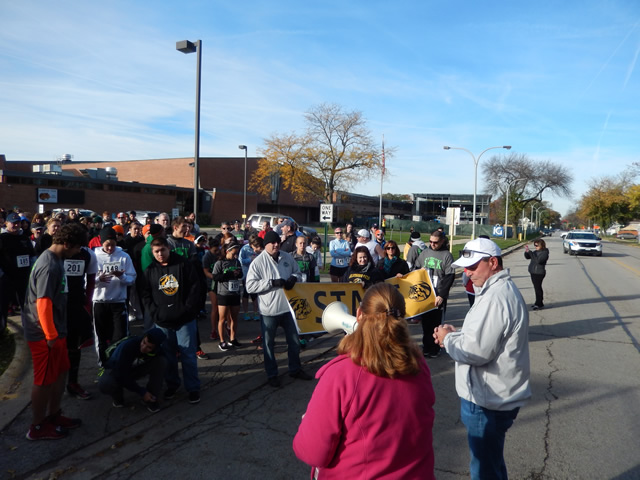 Starting Area of the Tiger Tear 5k : Sunday October 19, 2014