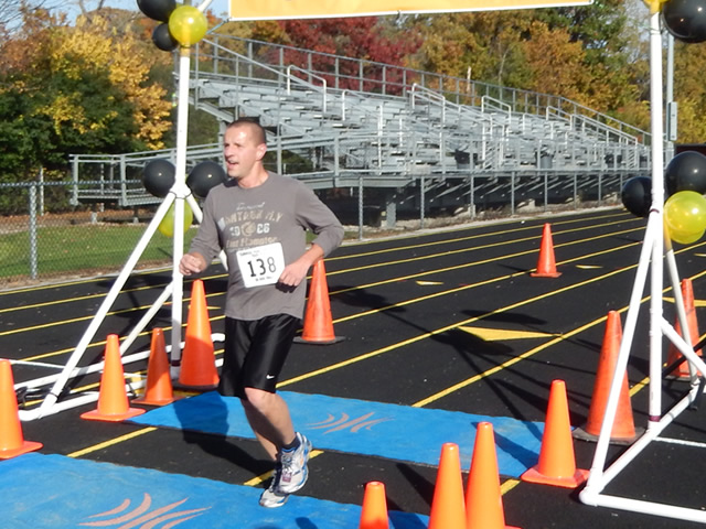 Finish Area of the Tiger Tear 5k : Sunday October 19, 2014