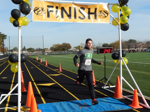 Finish Area of the Tiger Tear 5k : Sunday October 19, 2014