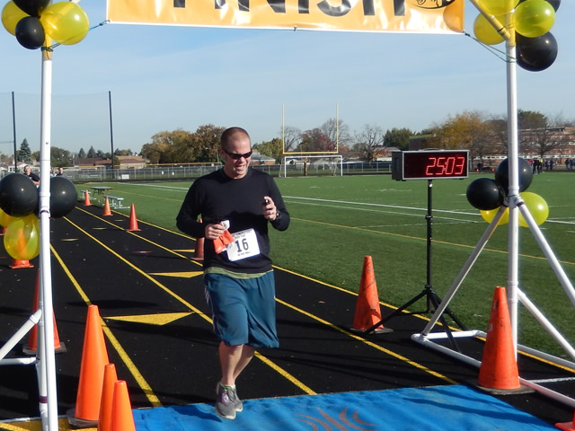 Finish Area of the Tiger Tear 5k : Sunday October 19, 2014