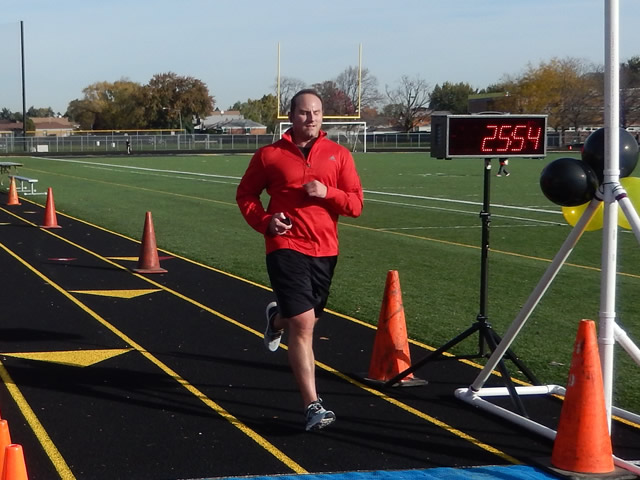 Finish Area of the Tiger Tear 5k : Sunday October 19, 2014