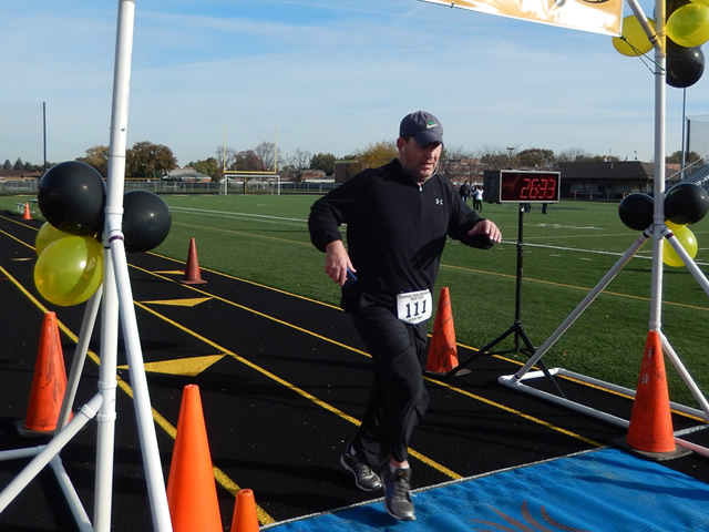 Finish Area of the Tiger Tear 5k : Sunday October 19, 2014
