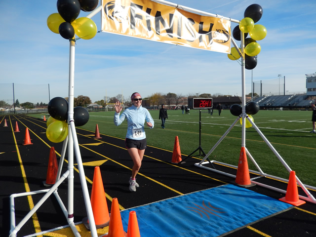 Finish Area of the Tiger Tear 5k : Sunday October 19, 2014