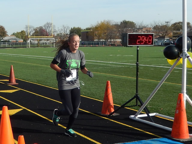 Finish Area of the Tiger Tear 5k : Sunday October 19, 2014