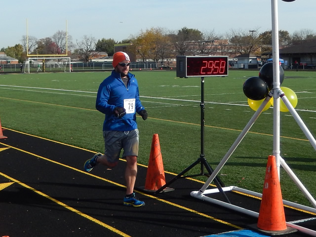 Finish Area of the Tiger Tear 5k : Sunday October 19, 2014