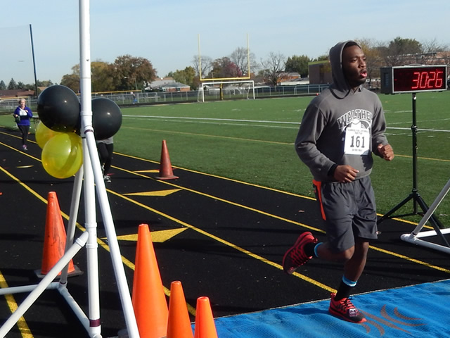 Finish Area of the Tiger Tear 5k : Sunday October 19, 2014