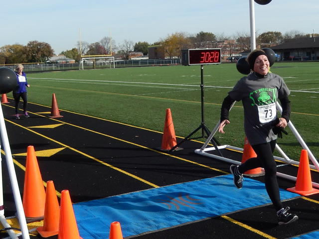 Finish Area of the Tiger Tear 5k : Sunday October 19, 2014