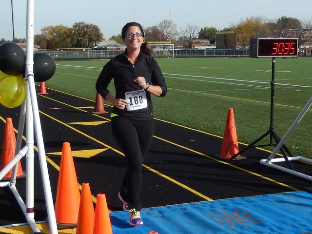 Finish Area of the Tiger Tear 5k : Sunday October 19, 2014