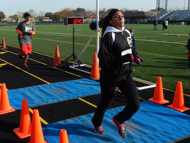 Finish Area of the Tiger Tear 5k : Sunday October 19, 2014