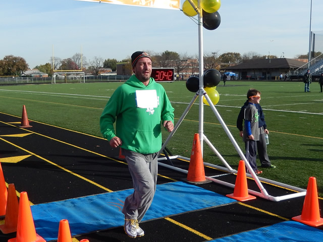 Finish Area of the Tiger Tear 5k : Sunday October 19, 2014