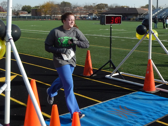 Finish Area of the Tiger Tear 5k : Sunday October 19, 2014
