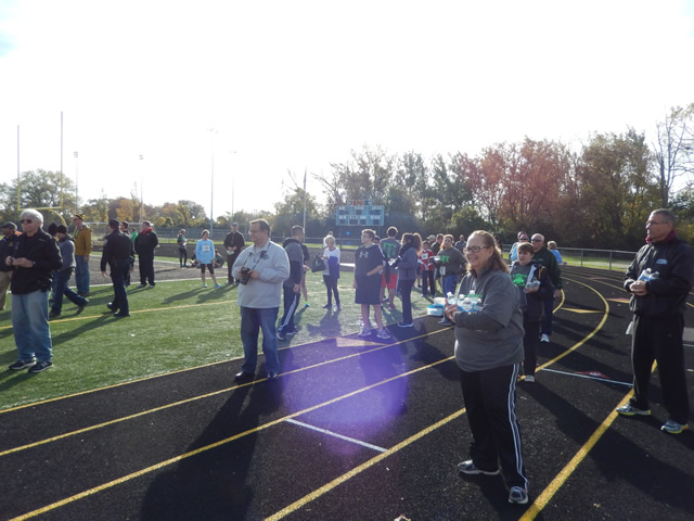 Finish Area of the Tiger Tear 5k : Sunday October 19, 2014