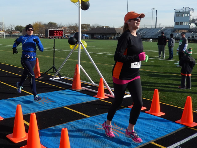 Finish Area of the Tiger Tear 5k : Sunday October 19, 2014