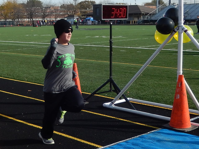 Finish Area of the Tiger Tear 5k : Sunday October 19, 2014
