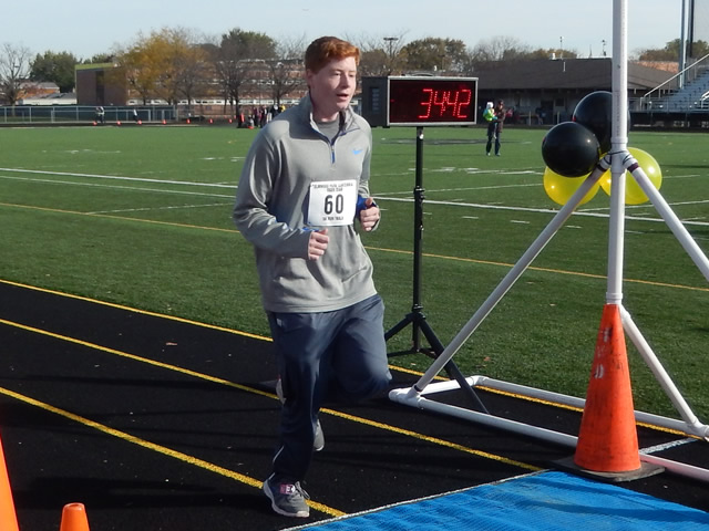 Finish Area of the Tiger Tear 5k : Sunday October 19, 2014