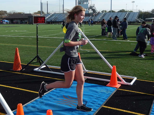 Finish Area of the Tiger Tear 5k : Sunday October 19, 2014