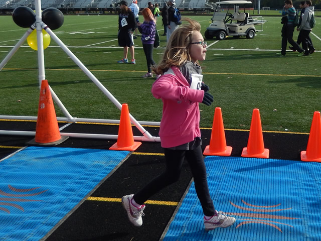 Finish Area of the Tiger Tear 5k : Sunday October 19, 2014