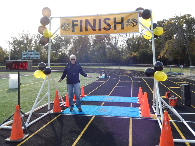 Finish Area of the Tiger Tear 5k : Sunday October 19, 2014