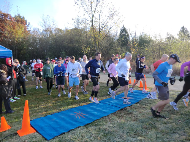 Start of the Marathon DPR Trail Race : Saturday October 22nd, 2011