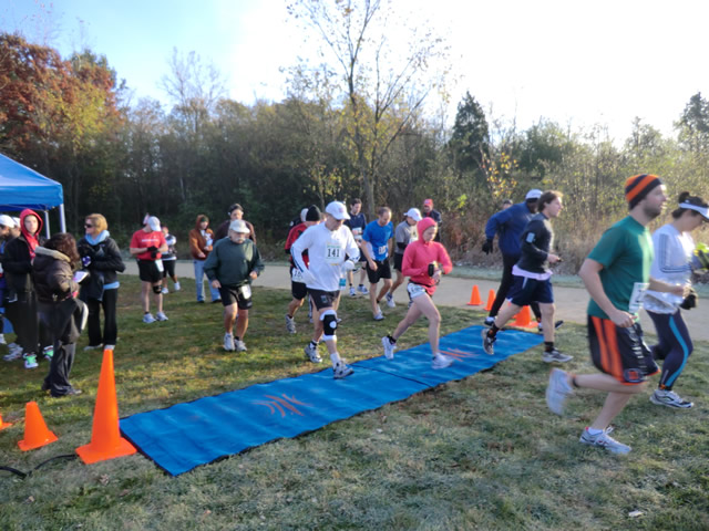 Start of the Marathon DPR Trail Race : Saturday October 22nd, 2011