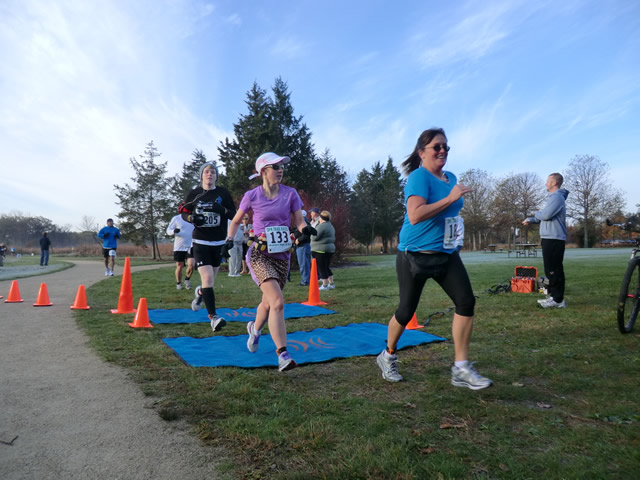 Marathoners at the 2.6-Mile Checkpoint : Saturday October 22nd, 2011