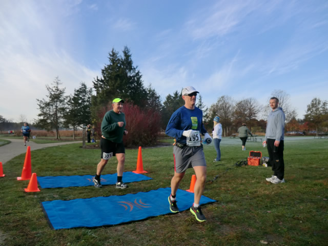 Marathoners at the 2.6-Mile Checkpoint : Saturday October 22nd, 2011
