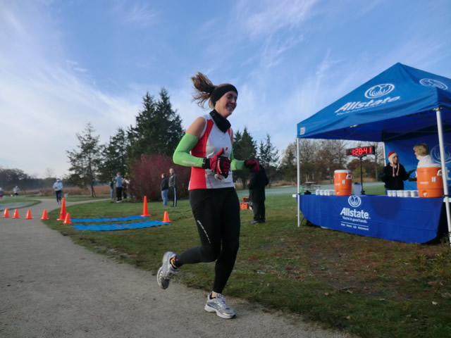 Marathoners at the 2.6-Mile Checkpoint : Saturday October 22nd, 2011