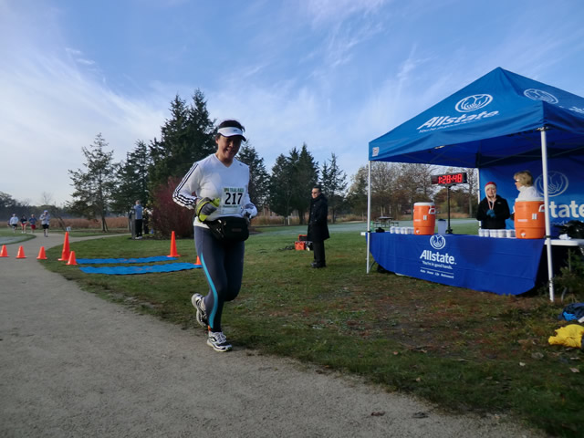 Marathoners at the 2.6-Mile Checkpoint : Saturday October 22nd, 2011