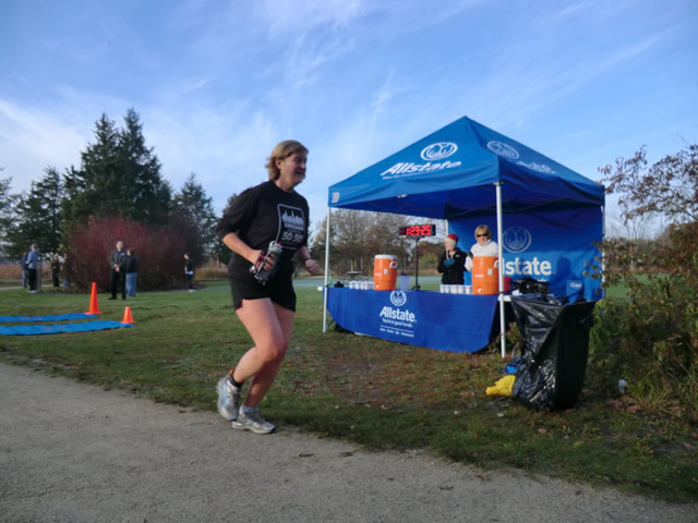 Marathoners at the 2.6-Mile Checkpoint : Saturday October 22nd, 2011