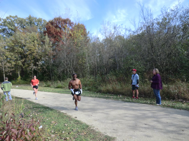 Runners Approaching their Finish : Saturday October 22nd, 2011