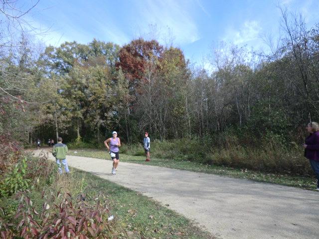 Runners Approaching their Finish : Saturday October 22nd, 2011