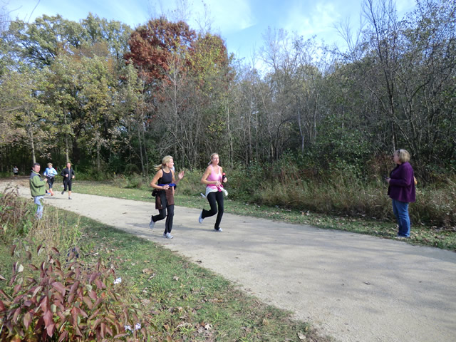 Runners Approaching their Finish : Saturday October 22nd, 2011