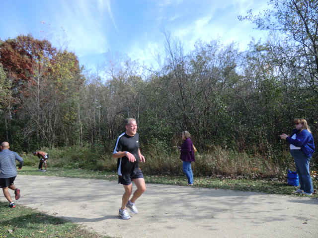 Runners Approaching their Finish : Saturday October 22nd, 2011