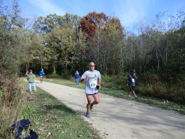 Runners Approaching their Finish : Saturday October 22nd, 2011