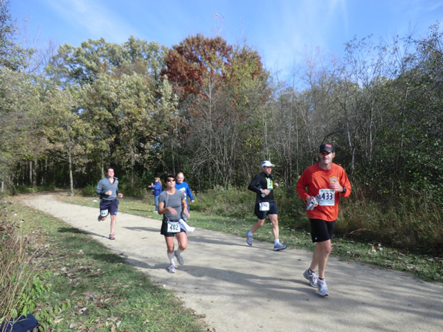 Runners Approaching their Finish : Saturday October 22nd, 2011