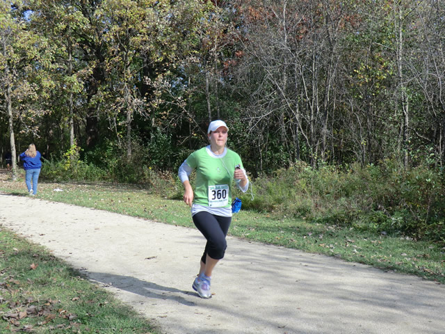 Runners Approaching their Finish : Saturday October 22nd, 2011